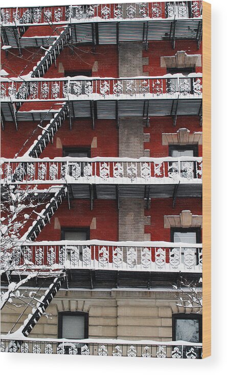 Apartment Wood Print featuring the photograph Apartment in Manhattan by Yue Wang