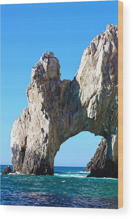 Arch Wood Print featuring the photograph Arch at Land's End by Shane Bechler