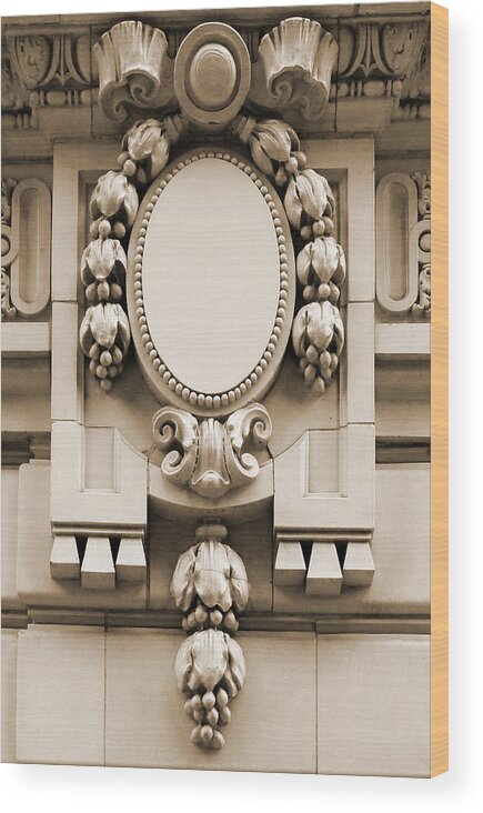 Architecture Wood Print featuring the photograph Architectural Detail by Randi Kuhne
