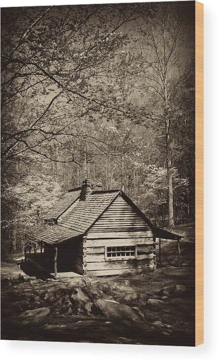D2-ea-0012-c2 Wood Print featuring the photograph At Home in the Appalachian Mountains by Paul W Faust - Impressions of Light