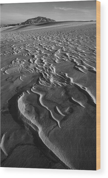 Tranquility Wood Print featuring the photograph At The Sand Dune, Phan Rang by Hnh Images