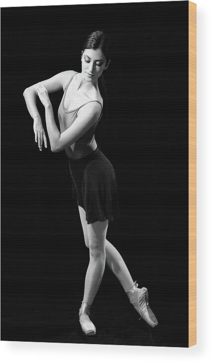 Ballet Dancer Wood Print featuring the photograph Ballet Dancer by Nadyaphoto