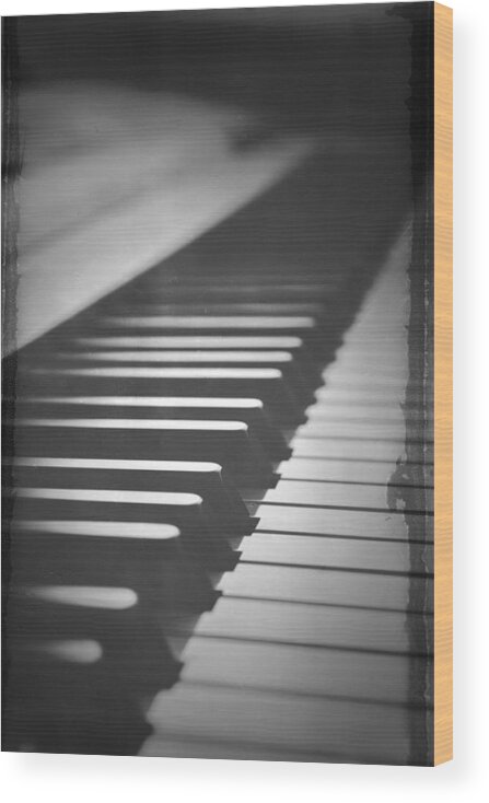 Piano Wood Print featuring the photograph Below The Angels Above The Devils by Mark Ross