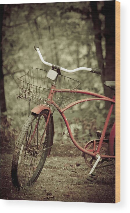 Bike Wood Print featuring the photograph Bike by Shane Holsclaw
