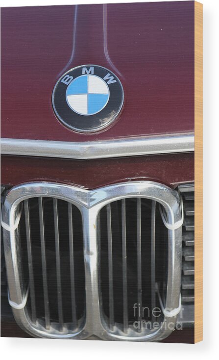 Bmw Wood Print featuring the photograph BMW Vintage by Alice Terrill