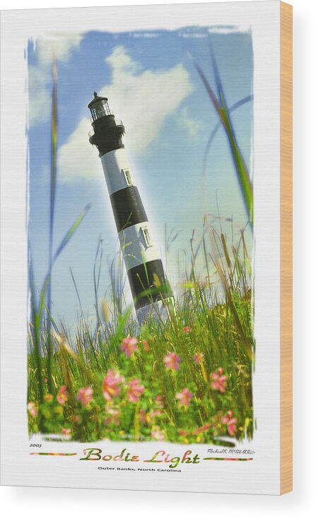 Lighthouse Wood Print featuring the photograph Bodie Light II by Mike McGlothlen