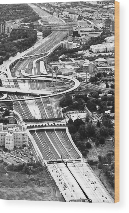 Photography Wood Print featuring the photograph Capital Beltway by Nicola Nobile