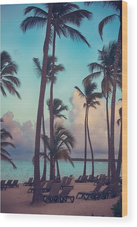 Punta Cana Wood Print featuring the photograph Caribbean Dreams by Laurie Search