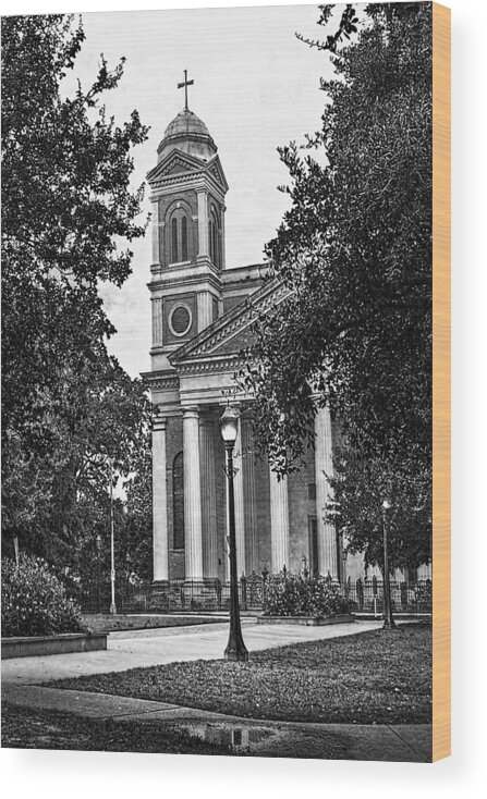 Alabama Wood Print featuring the digital art Cathedral Square Vertical by Michael Thomas