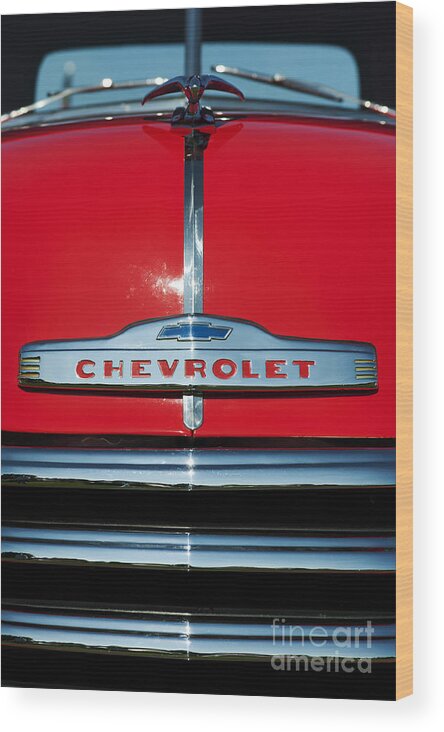 Chevrolet Wood Print featuring the photograph Chevrolet 3100 1953 Pickup by Tim Gainey