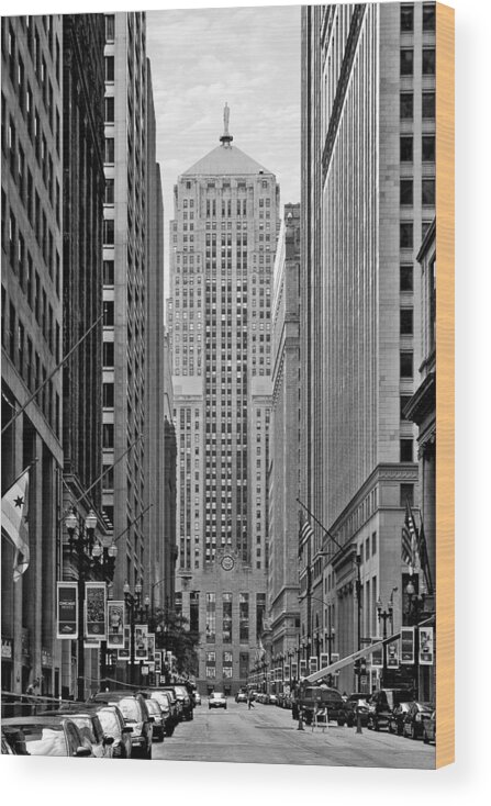 Cbot Wood Print featuring the photograph Chicago Board of Trade by Alexandra Till
