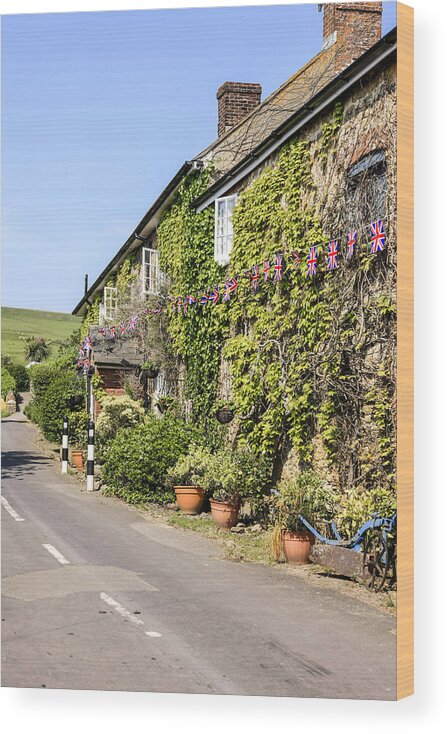 Abbotsbury Wood Print featuring the photograph Dorset Cottage by Chris Smith