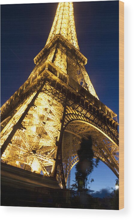 Eiffel Tower Wood Print featuring the photograph Eiffel Tower by Ivete Basso Photography