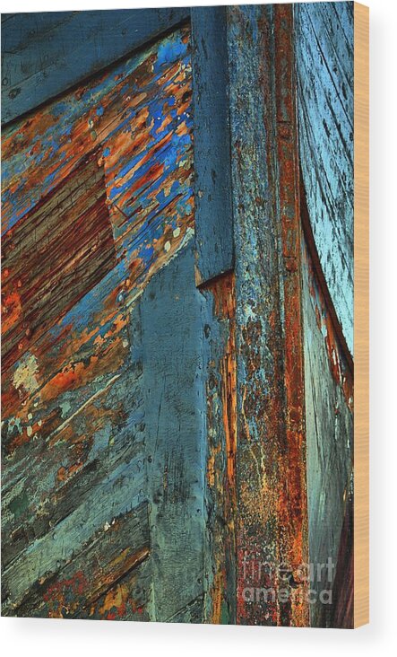Abstract Wood Print featuring the photograph Encounter by Lauren Leigh Hunter Fine Art Photography