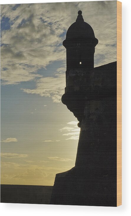 Castle Wood Print featuring the photograph Evening at El Morro by Brian Kamprath