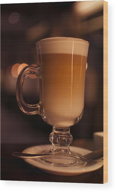Kopi Wood Print featuring the photograph Evening Refreshments by Miguel Winterpacht