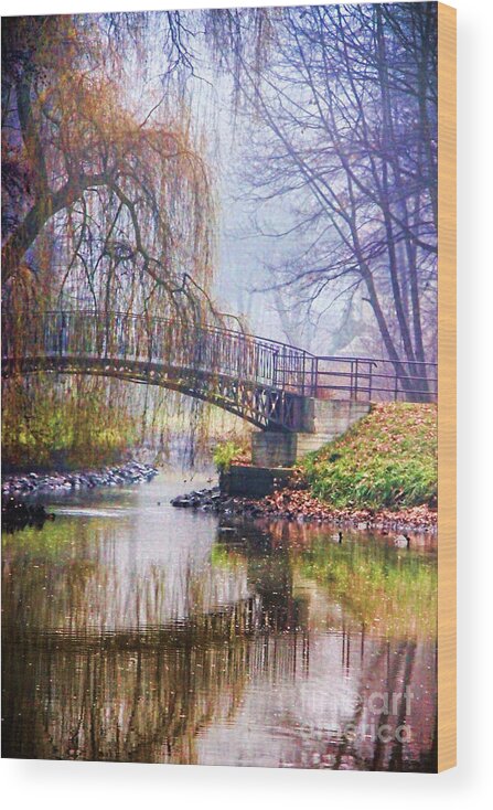 Fairytale Bridge Wood Print featuring the photograph Fairytale Bridge by Mariola Bitner