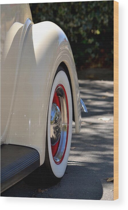  Wood Print featuring the photograph Ford Fender by Dean Ferreira