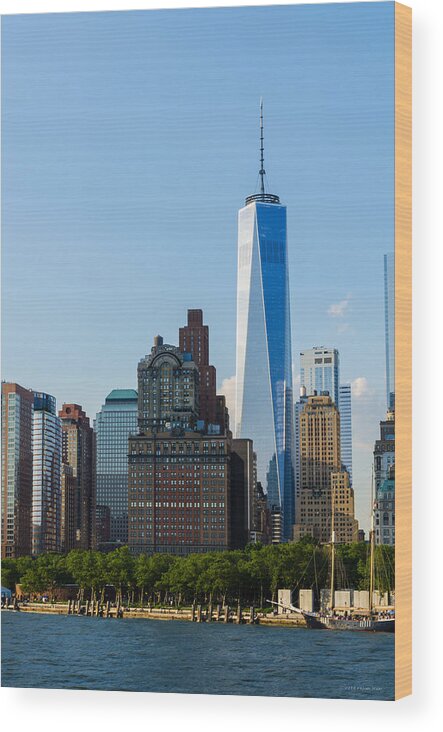 Freedom Tower Wood Print featuring the photograph Freedom Tower 2 by Frank Mari
