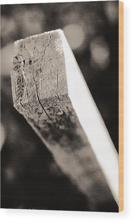 Lith Print Wood Print featuring the photograph Geometry by Arkady Kunysz