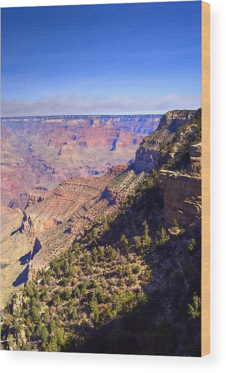 Grand Wood Print featuring the photograph Grand Canyon 9 by Douglas Barnett
