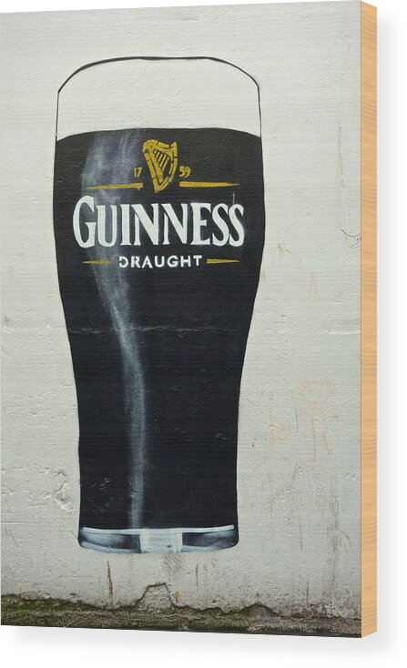 Pint Wood Print featuring the photograph Guinness - The Perfect Pint by Norma Brock