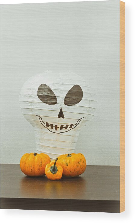 31st Wood Print featuring the photograph Halloween still life by Tom Gowanlock