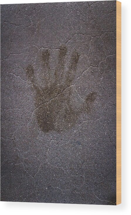  Wood Print featuring the photograph Hand of Hope by Joel Loftus