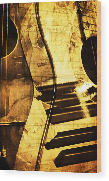 Music Wood Print featuring the photograph High on Music by Randi Grace Nilsberg