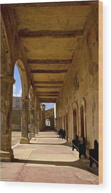 Architecture Wood Print featuring the photograph Historic Archways by Kathi Isserman