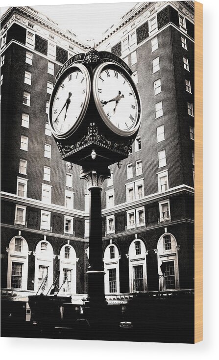 Kelly Hazel Wood Print featuring the photograph Historic Time by Kelly Hazel