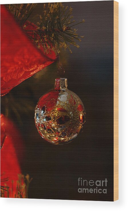 Christmas Wood Print featuring the photograph Holiday Season by Linda Shafer