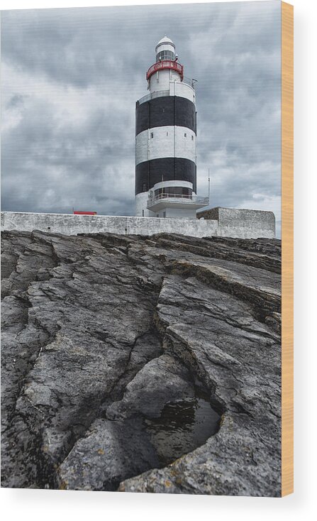 Hook Wood Print featuring the photograph Hook Head Lighthouse by Nigel R Bell