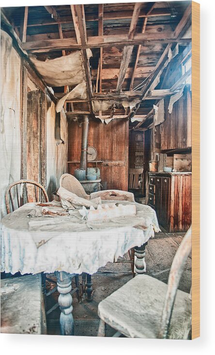 Old Wood Print featuring the photograph How Long Until Breakfast by Cat Connor