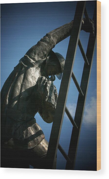 Iaff. Firefighters Wood Print featuring the photograph IAFF Fallen Firefighters Memorial 2 by Susan McMenamin