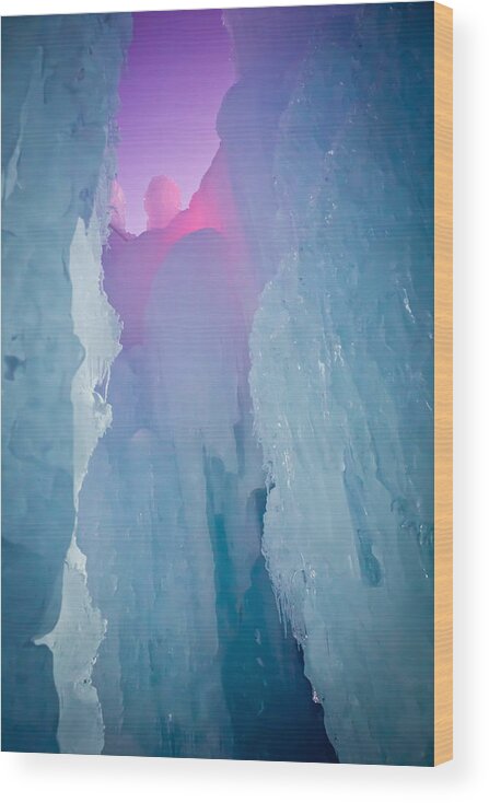 Ice Wood Print featuring the photograph Ice Tower by Christie Kowalski
