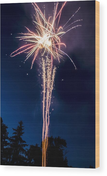 1855mm Wood Print featuring the photograph Independence Day 2014 7 by Alan Marlowe