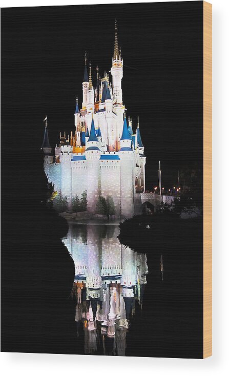 Castle Wood Print featuring the photograph Knight Reflection by Greg Fortier