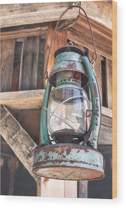 Lantern Wood Print featuring the photograph Lantern by Aaron Spong
