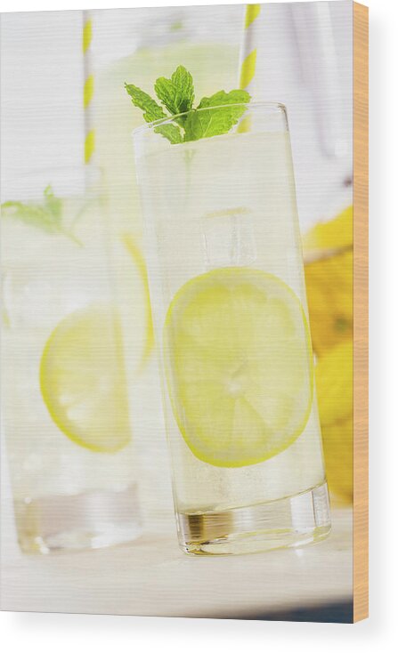 Vitamin C Wood Print featuring the photograph Lemonade by Gmvozd