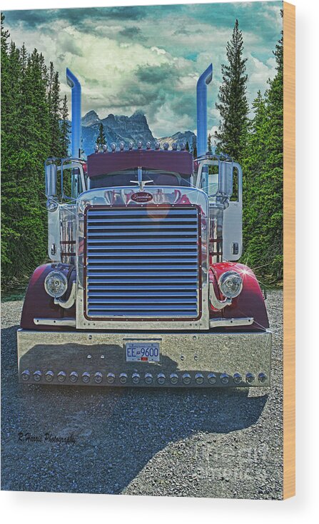 Trucks Wood Print featuring the photograph Lowridin Edition by Randy Harris