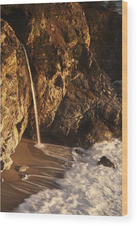 Photography Wood Print featuring the photograph McWay Falls 3 by Lee Kirchhevel