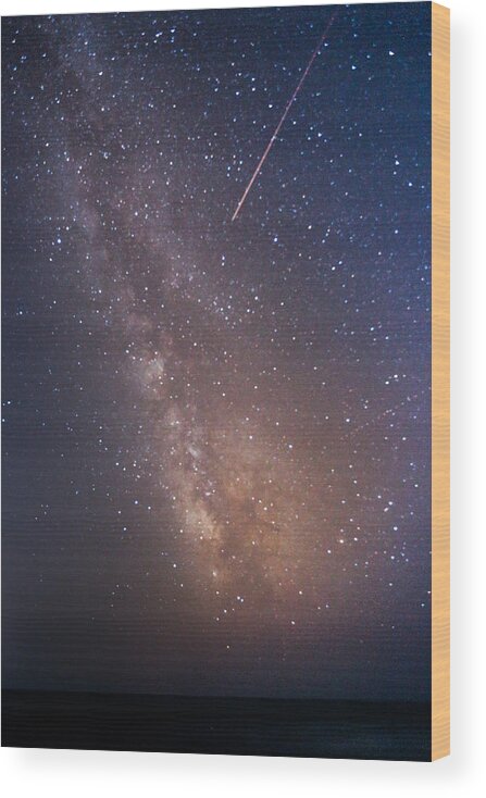 Majestic Wood Print featuring the photograph Milky Way by Luca Libralato Photography