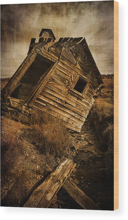 Abandoned Wood Print featuring the photograph Quartz Mountain 8 by YoPedro