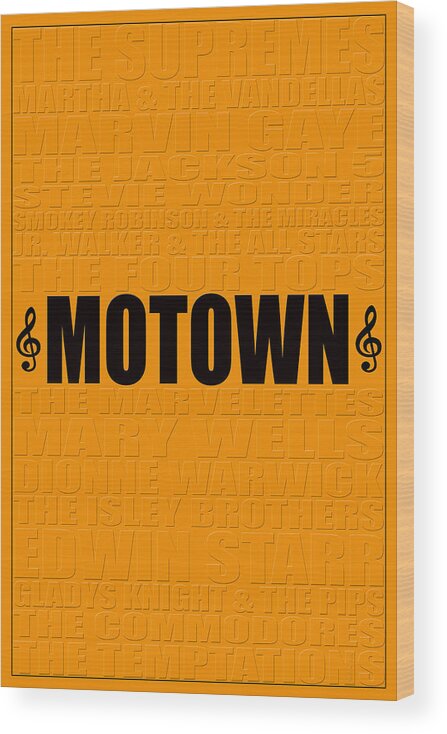 Motown Wood Print featuring the photograph Motown by Andrew Fare