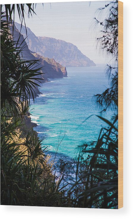 Napali Coast Wood Print featuring the photograph Napali Kauai by April Reppucci