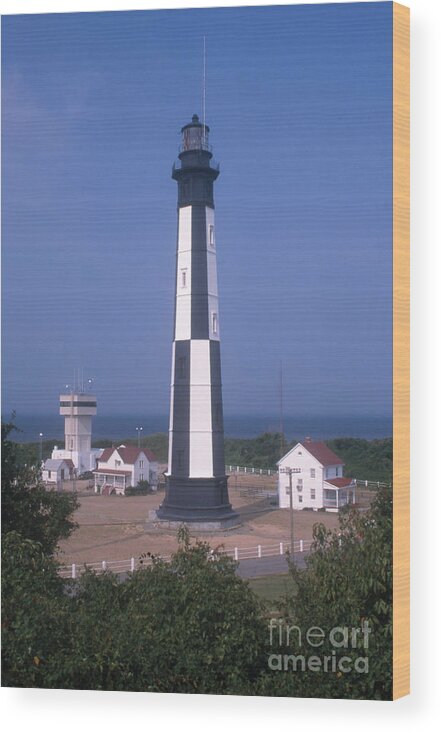 Lighthouse Wood Print featuring the photograph New Cape Henry Lighthouse by Bruce Roberts