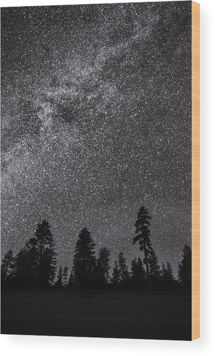 Nancy Strahinic Wood Print featuring the photograph Night Serenity by Nancy Strahinic