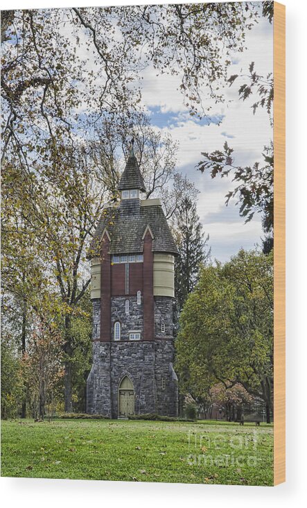 Oakbourne Wood Print featuring the photograph Oakbourne Tower by Judy Wolinsky