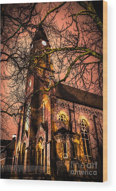 Building Wood Print featuring the photograph Old Church by Michael Arend